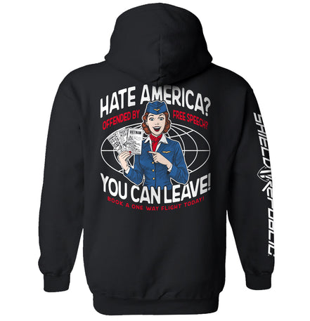 Hate America Offended By Free Speech You can Leave