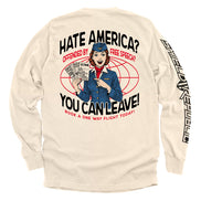 Hate America Offended By Free Speech You can Leave