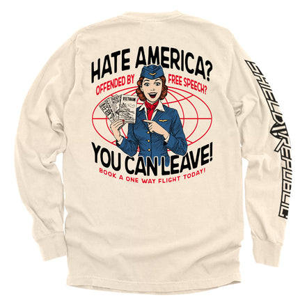 Hate America Offended By Free Speech You can Leave