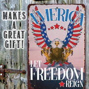 America - Metal Sign