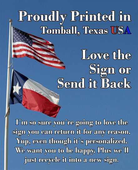 America - Metal Sign