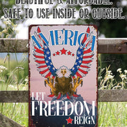America - Metal Sign