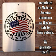 America - Metal Sign