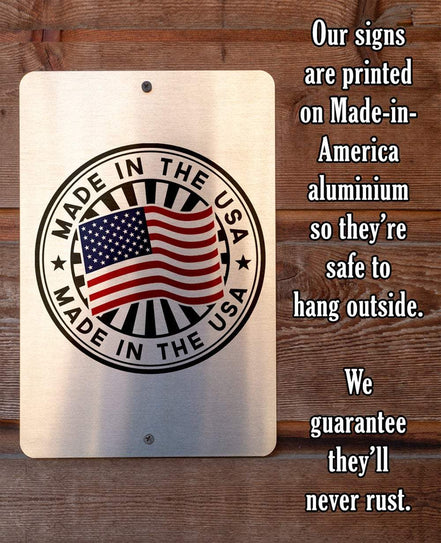 America - Metal Sign
